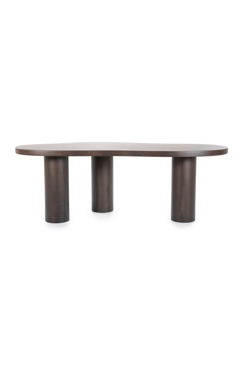 3-Legged Walnut Dining Table | Eleonora Bobbie | Woodfurniture.com