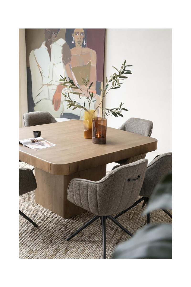 Square Oak Dining Table | Eleonora Harmonie | Woodfurniture.com