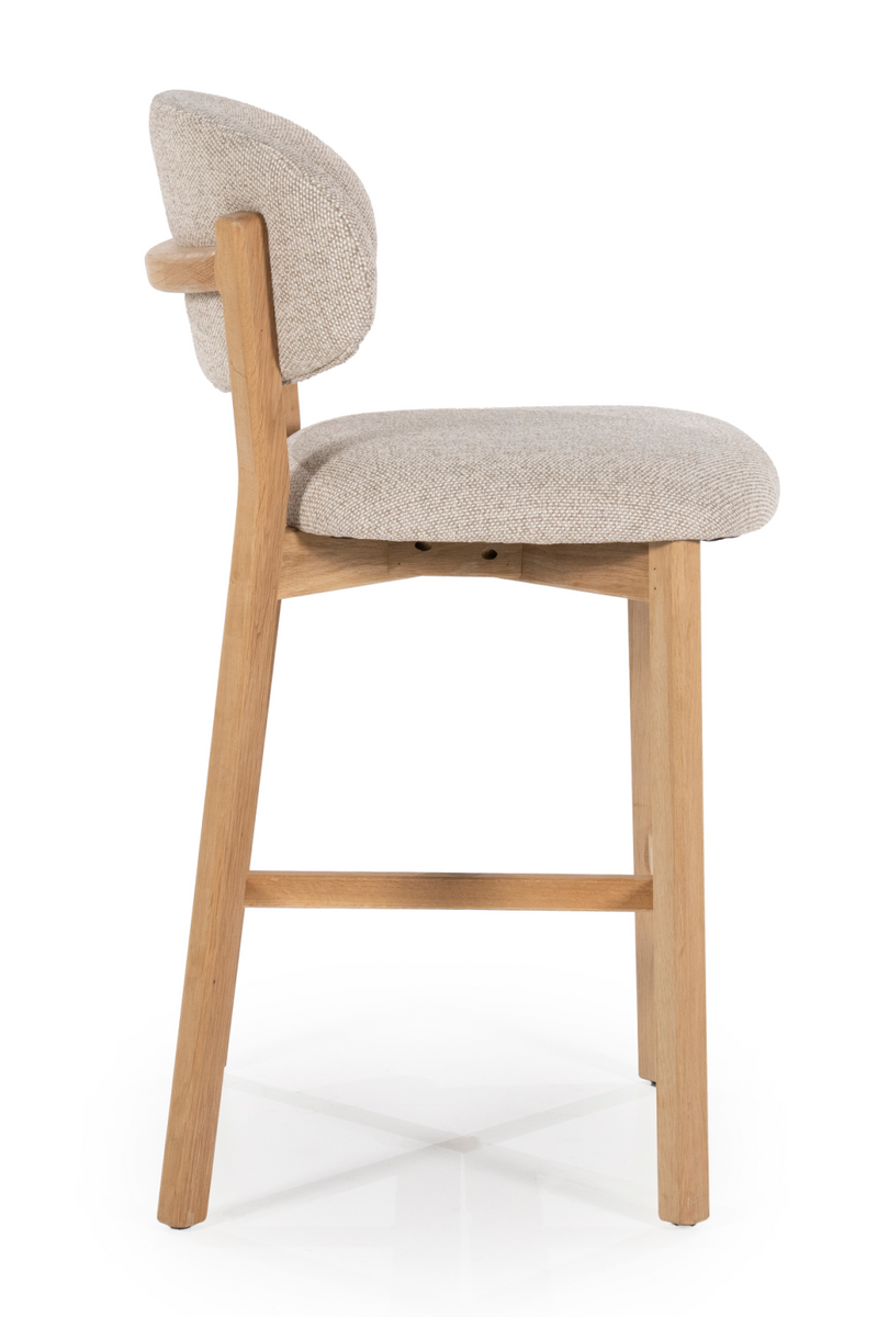 Oak Framed Bar Chair | Eleonora Mikky | Oroatrade.com