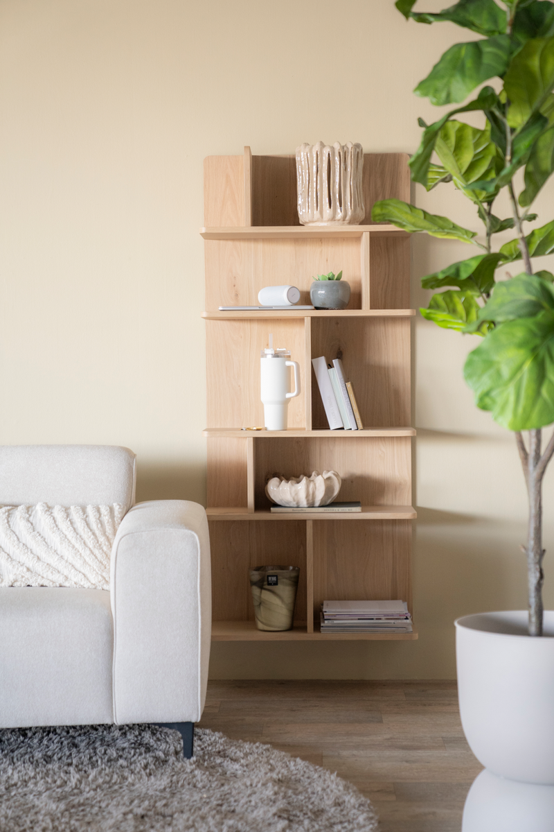 Oak Veneer Wall Cabinet | Eleonora Renee | Woodfurniture.com