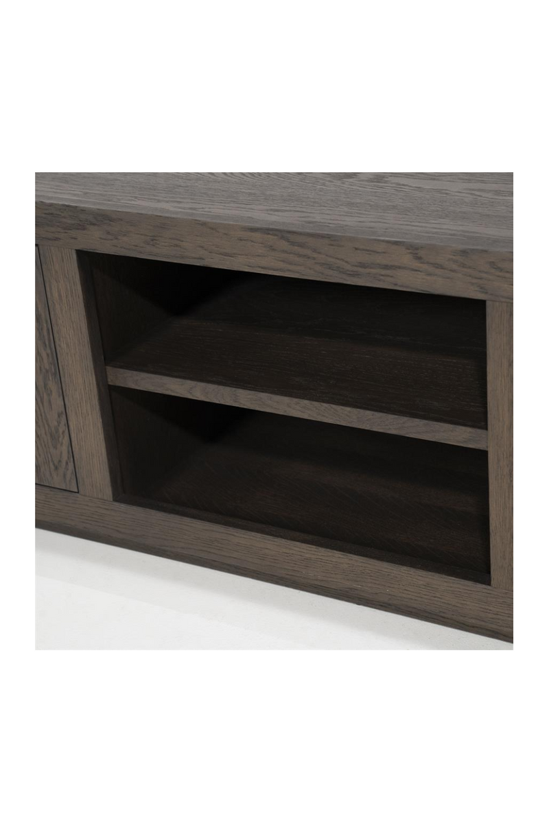 Oak 2-Door TV Cabinet | Eleonora Helsinki | Woodfurniture.com