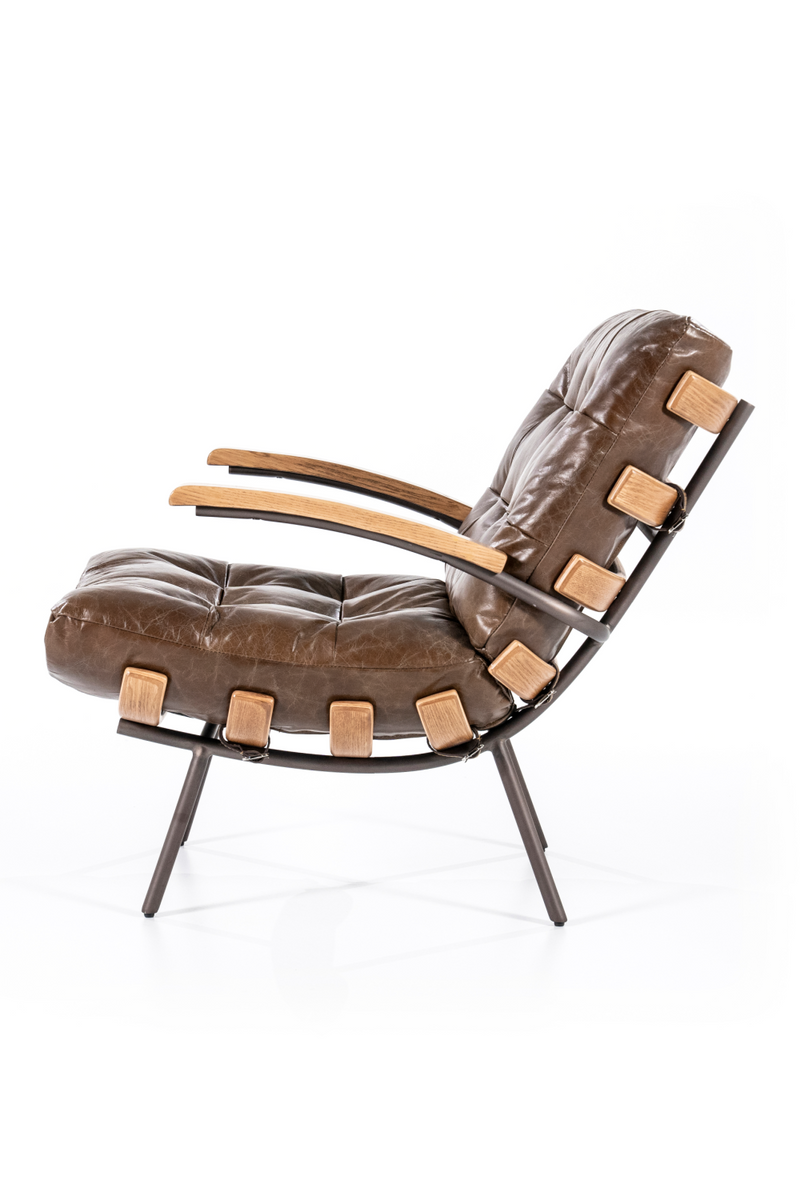 Dark Brown Mid Century Armchair | Eleonora Bastiaan | Woodfurniture.com