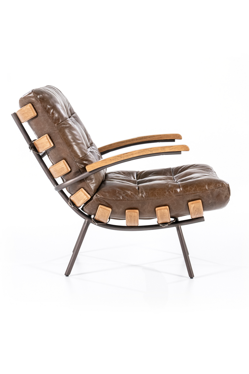 Dark Brown Mid Century Armchair | Eleonora Bastiaan | Woodfurniture.com