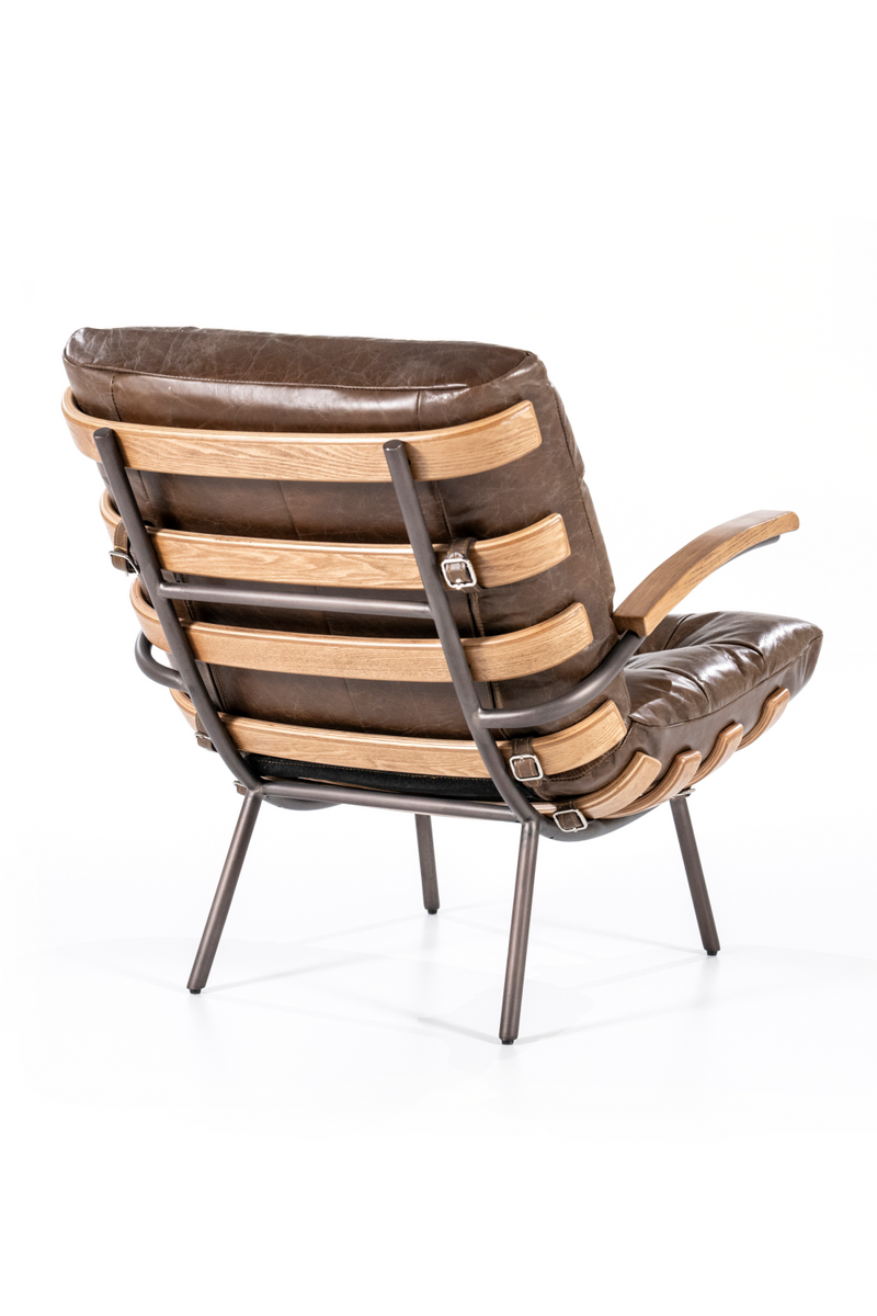 Dark Brown Mid Century Armchair | Eleonora Bastiaan | Woodfurniture.com