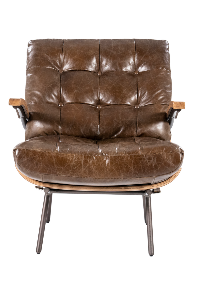 Dark Brown Mid Century Armchair | Eleonora Bastiaan | Woodfurniture.com