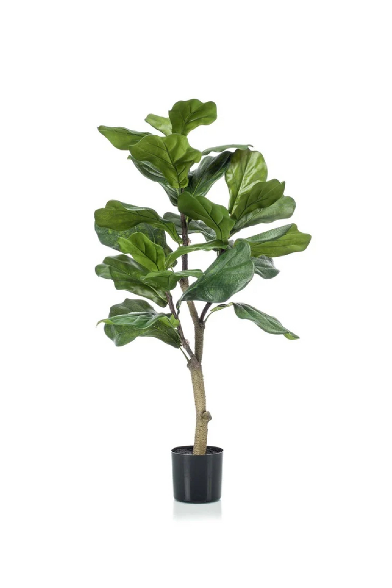 Artificial Fiddle Leaf Plants (4) XS | Emerald Ficus Lyrata | Woodfurniture.com