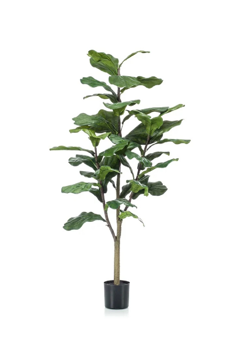 Artificial Fiddle Leaf Plants (4) S | Emerald Ficus Lyrata | Woodfurniture.com