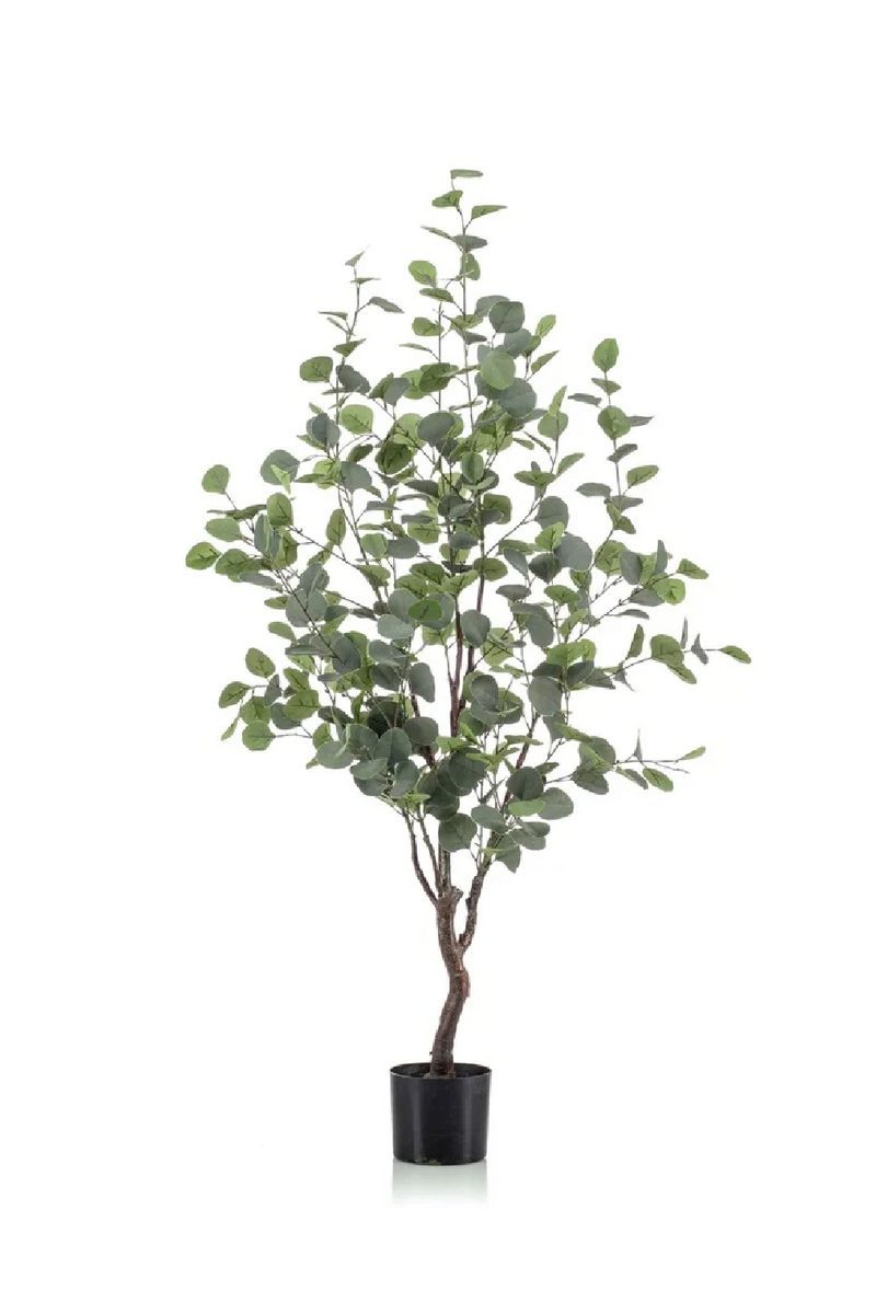 Potted Artificial Tree Set (4) S | Emerald Eucalyptus | Woodfurniture.com