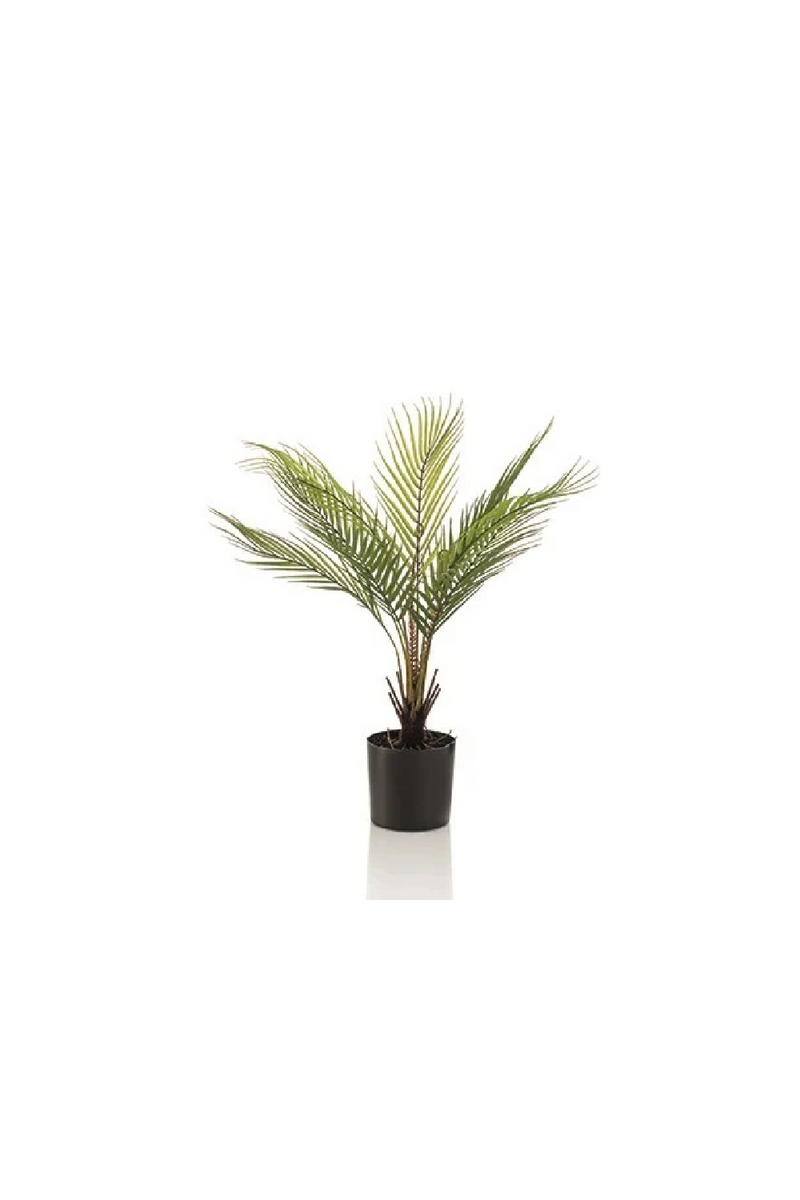 Green Fronds Faux Palm Set (4) M | Emerald Chamaedorea | Woodfurniture.com