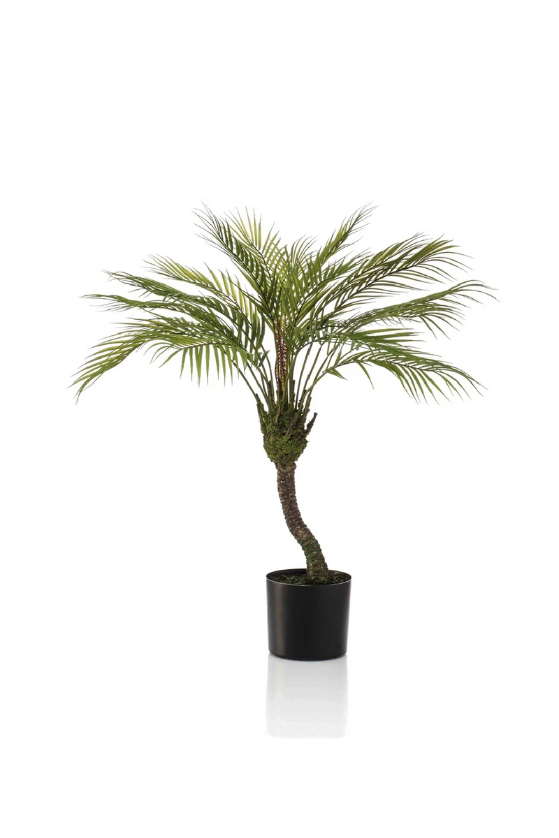 Green Fronds Faux Palm Set (4) L | Emerald Chamaedorea | Woodfurniture.com