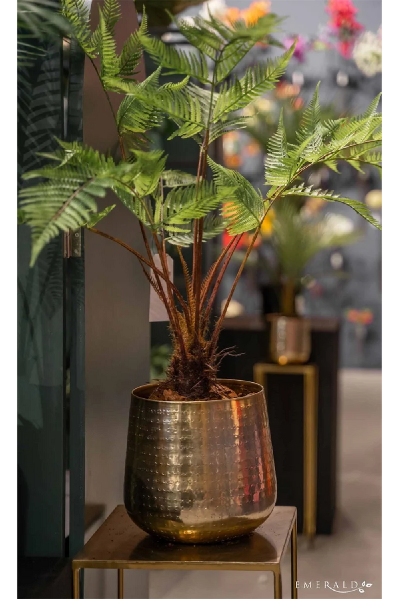 Potted Artificial Green Plants (2) | Emerald Fern | Woodfurniture.com