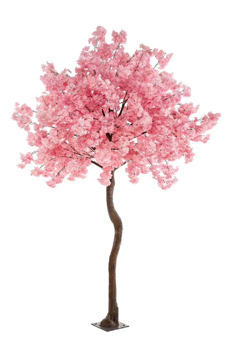 Faux Pink Flowering Tree | Emerald Blossom