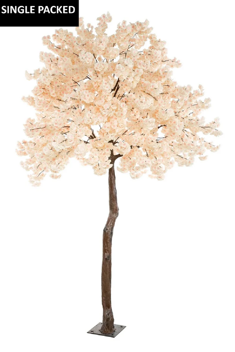 Faux Peach Flowering Tree | Emerald Blossom | Woodfurniture.com