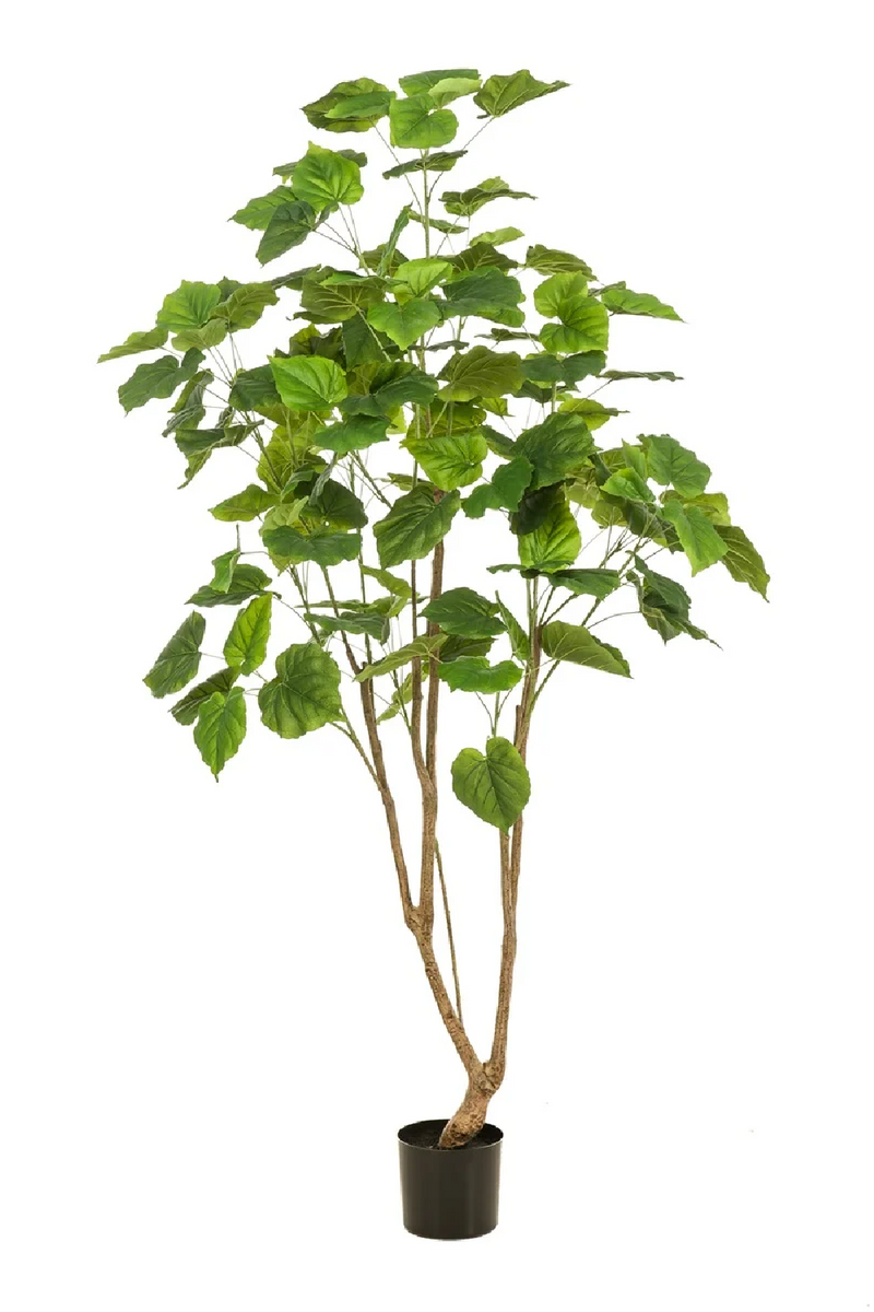 Heart-Shaped Leaf Faux Plants (2) | Emerald Fig | Woodfurniture.com