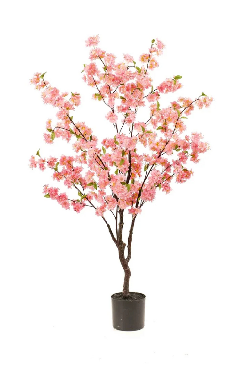 Pink Flowering Faux Trees (2) S | Emerald Cherry Blossom | Woodfurniture.com