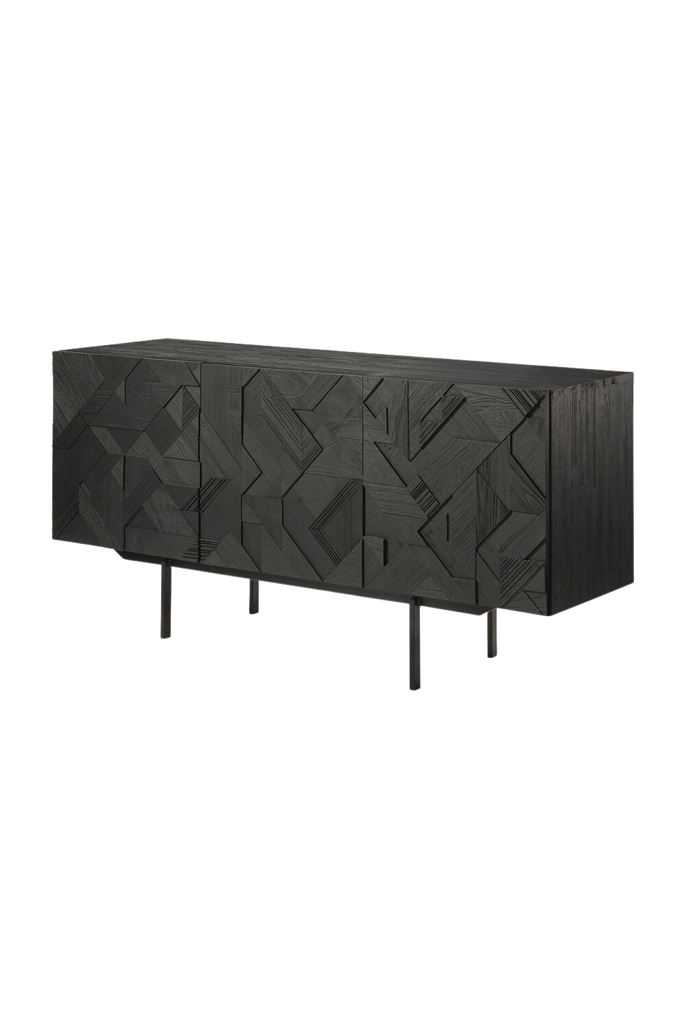 Black Teak Sideboard | Ethnicraft Graphic