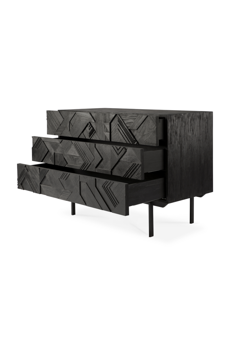 Black Teak Dresser | Ethnicraft Graphic