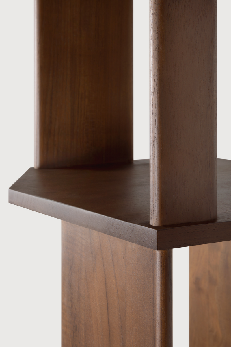 Geometric Column Bookcase | Ethnicraft Stairs | Woodfurniture.com