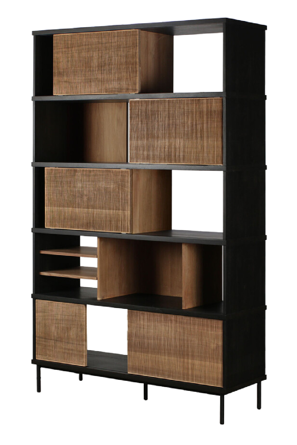 Natural Teak Book Rack | Ethnicraft Oscar | Woodfurniture.com