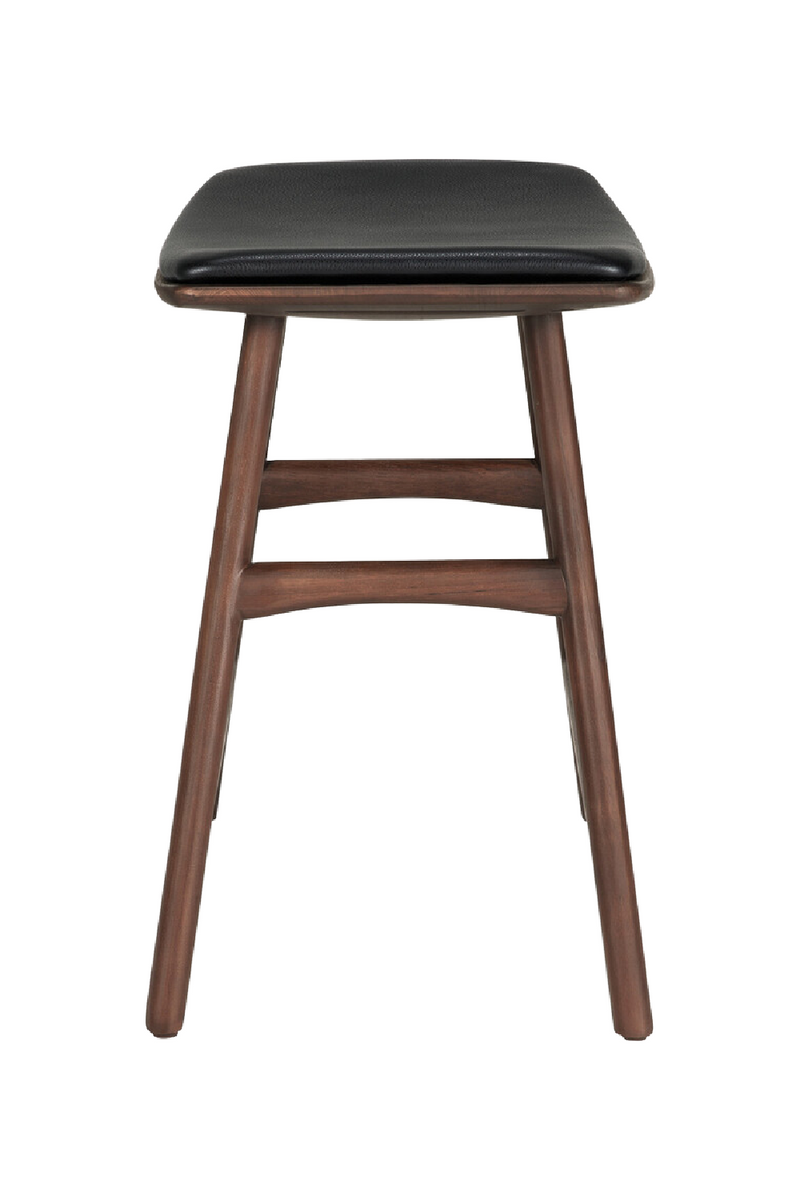 Varnished Teak Stool | Ethnicraft Osso | Woodfurniture.com