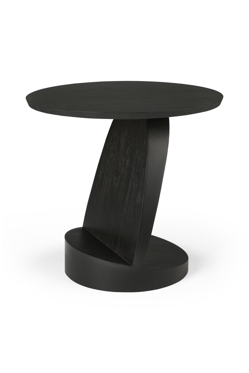 Solid Teak Side Table | Ethnicraft Oblic | Woodfurniture.com