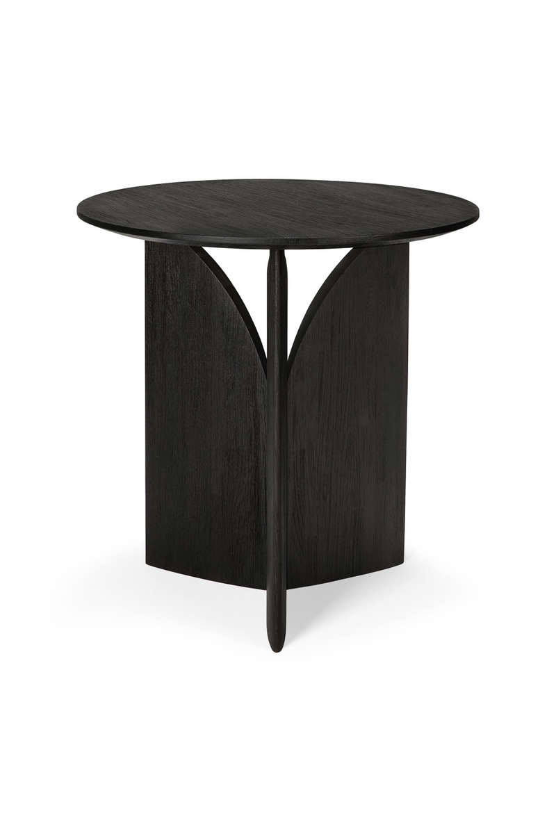 Black Teak Side Table | Ethnicraft Fin | Woodfurniture.com