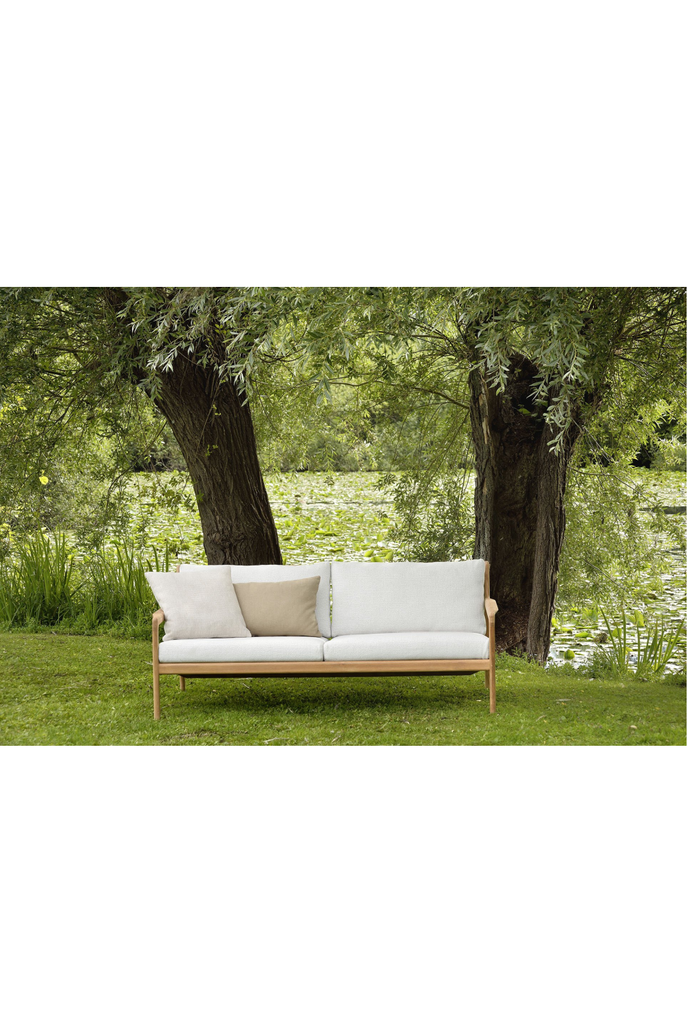 Teak Outdoor 2-Seater Sofa | Ethnicraft Jack | Woodfurniture.com