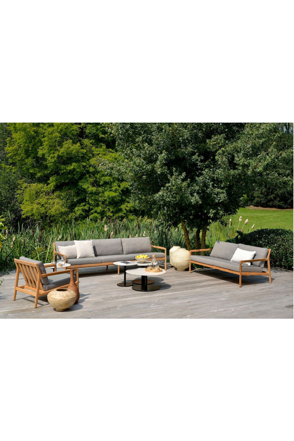 Teak Outdoor 2-Seater Sofa | Ethnicraft Jack | Woodfurniture.com