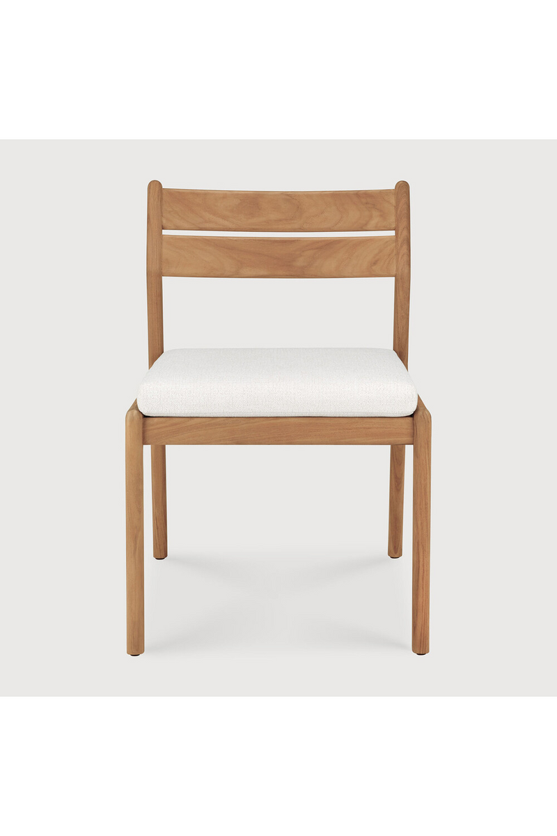 Teak Padded Outdoor Dining Chair | Ethnicraft Jack | Woodfurniture.com