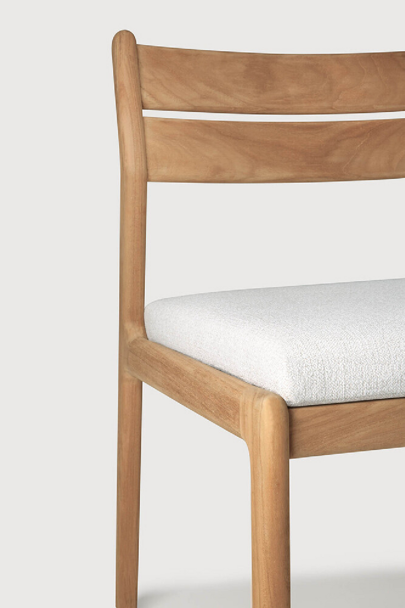 Teak Padded Outdoor Dining Chair | Ethnicraft Jack | Woodfurniture.com