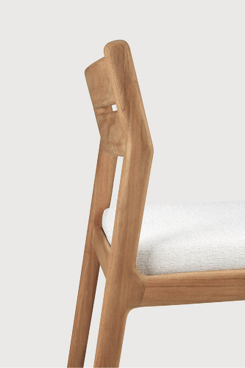 Teak Padded Outdoor Dining Chair | Ethnicraft Jack | Woodfurniture.com