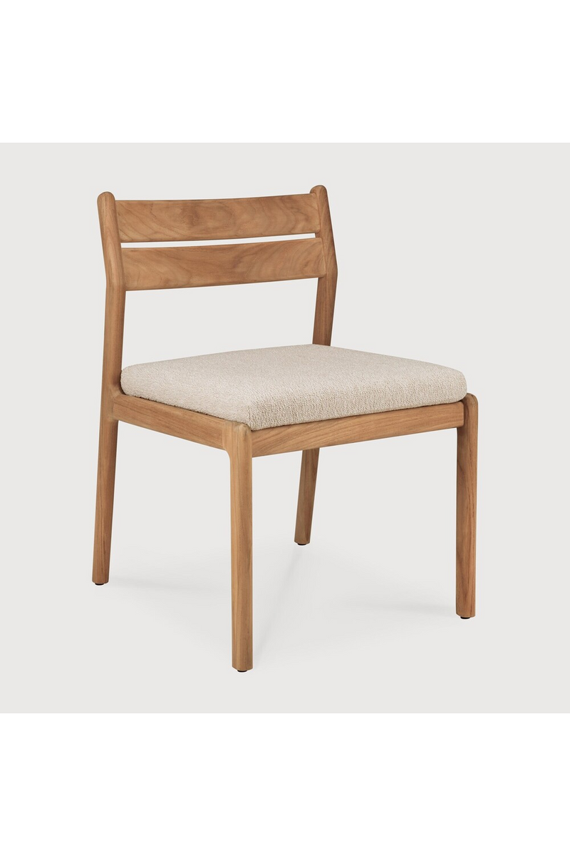 Teak Padded Outdoor Dining Chair | Ethnicraft Jack | Woodfurniture.com