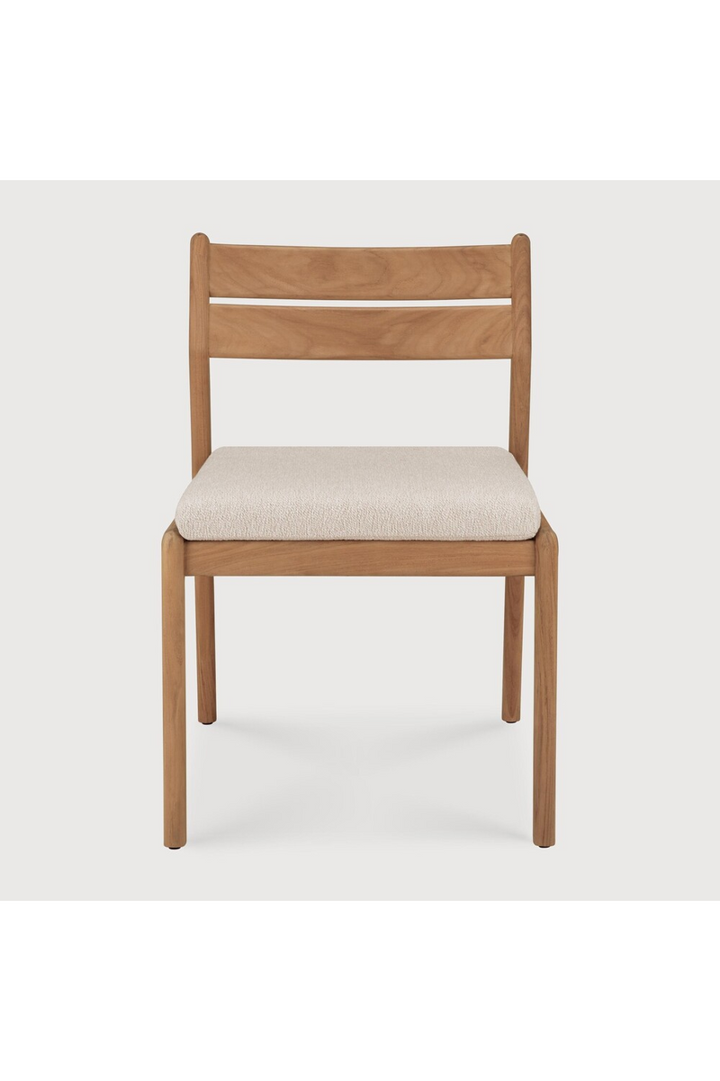 Teak Padded Outdoor Dining Chair | Ethnicraft Jack | Woodfurniture.com