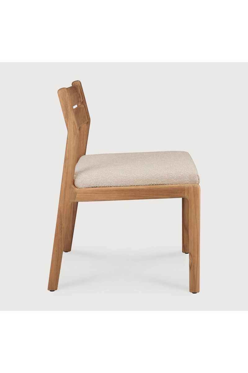 Teak Padded Outdoor Dining Chair | Ethnicraft Jack | Woodfurniture.com