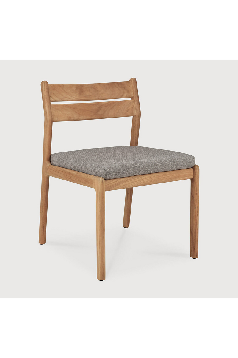 Teak Padded Outdoor Dining Chair | Ethnicraft Jack | Woodfurniture.com