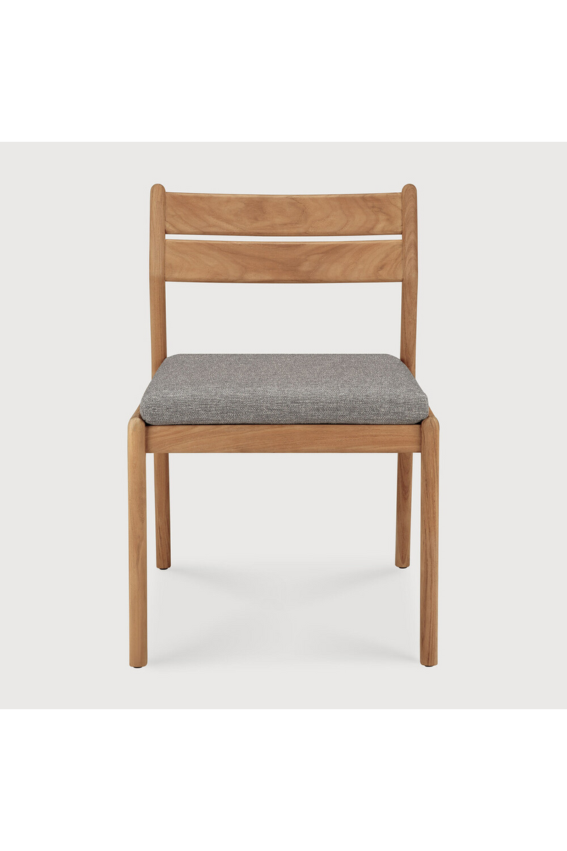 Teak Padded Outdoor Dining Chair | Ethnicraft Jack | Woodfurniture.com