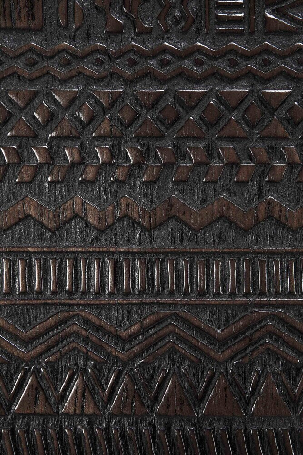 Black Teak Carved Sideboard | Ethnicraft Tabwa | Woodfurniture.com