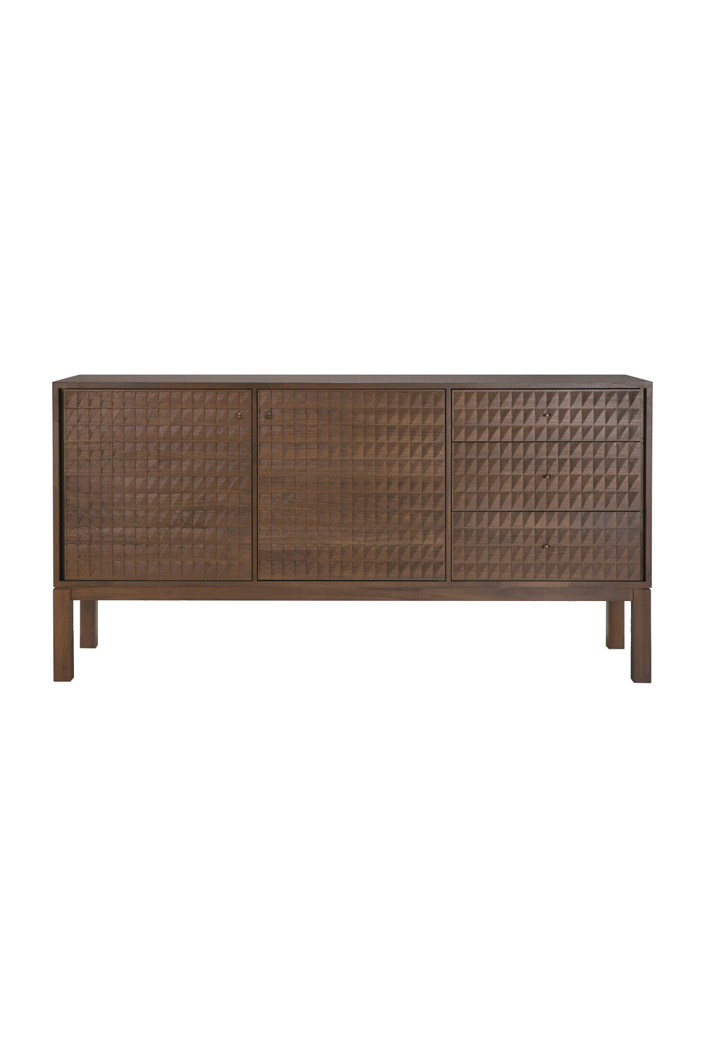 Hand-carved Paneled Sideboard | Ethnicraft Sono | Woodfurniture.com