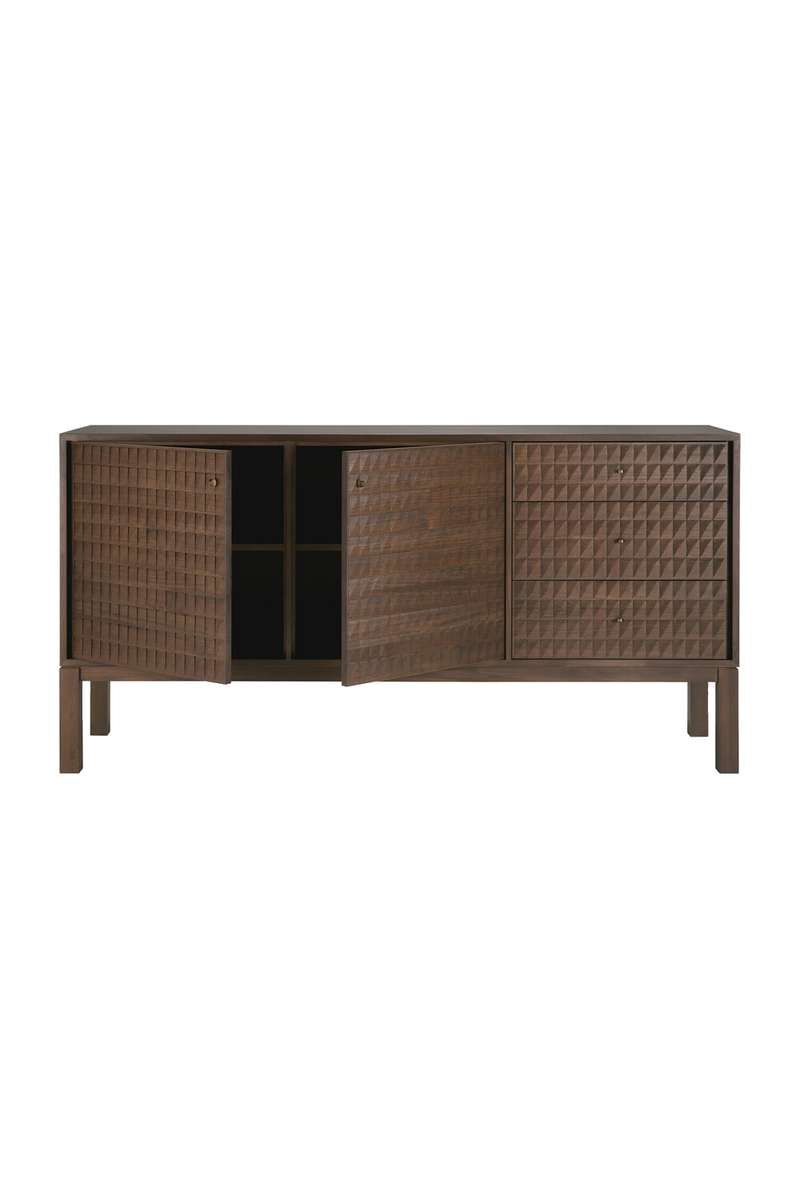 Hand-carved Paneled Sideboard | Ethnicraft Sono | Woodfurniture.com