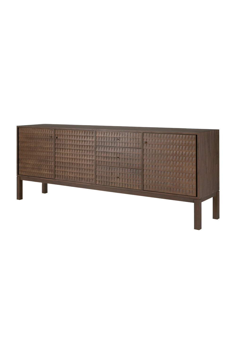 Hand-carved Paneled Sideboard | Ethnicraft Sono | Woodfurniture.com