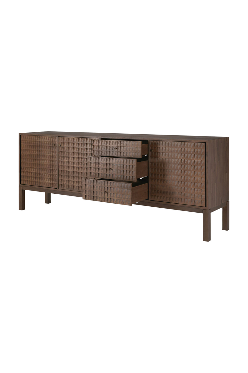 Hand-carved Paneled Sideboard | Ethnicraft Sono | Woodfurniture.com