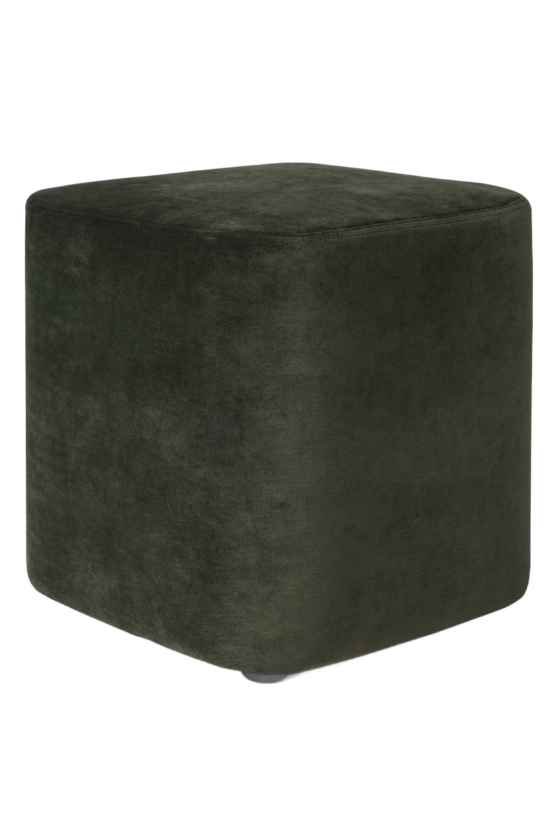 Velvet Minimalist Pouf | Ethnicraft Cube | Woodfurniture.com