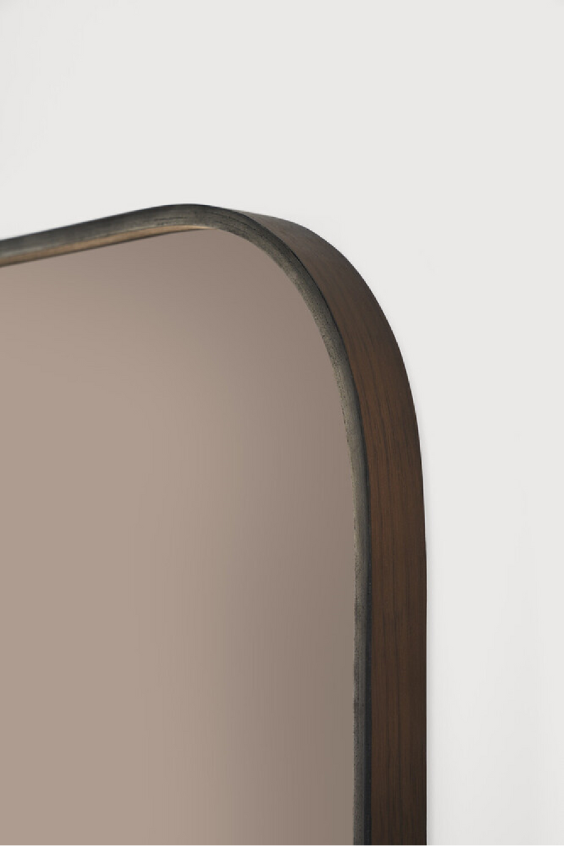 Walnut Framed Wall Mirror | Ethnicraft Camber | Oroatrade.com