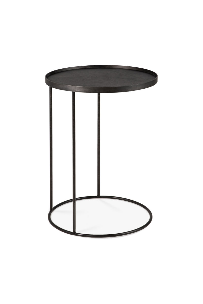 Round Tray Side Table | Ethnicraft | Woodfurniture.com