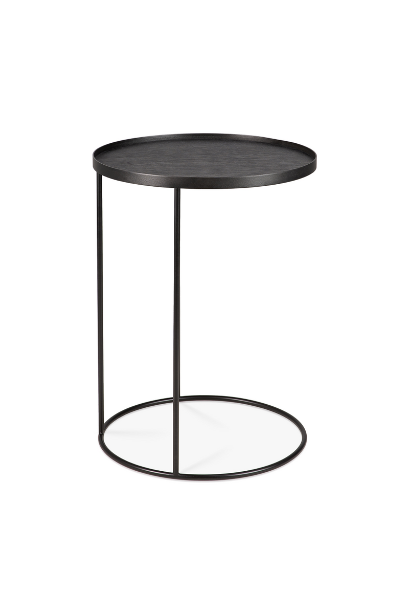 Round Tray Side Table | Ethnicraft | Woodfurniture.com