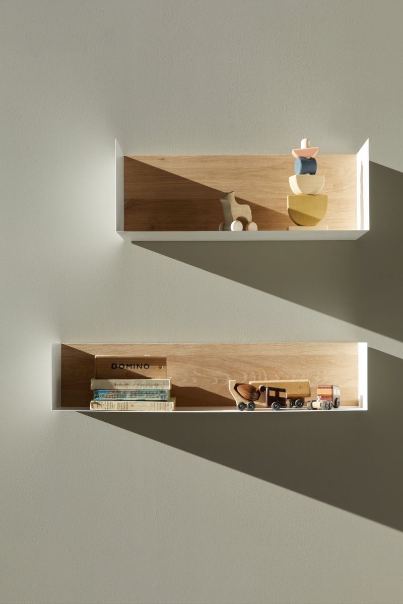 Minimalist Oak Wall Shelf | Ethnicraft U | Woodfurniture.com