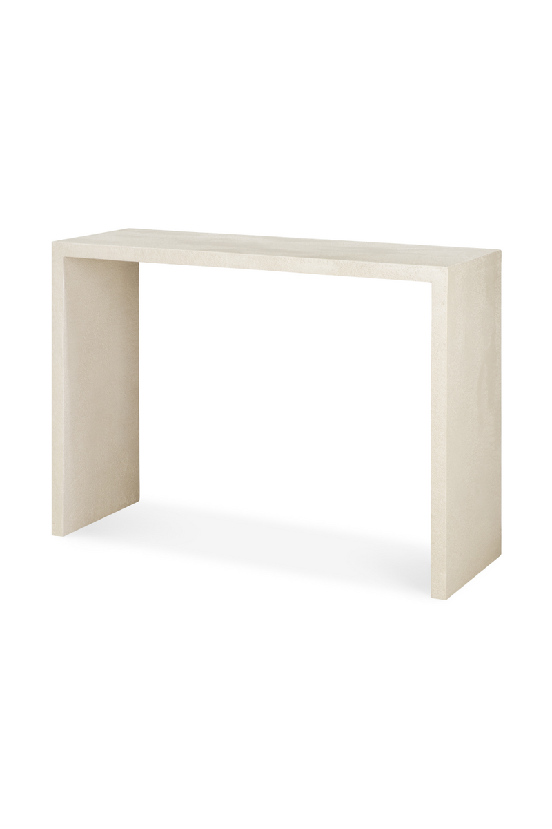 Minimalist White Console Table | Ethnicraft Elements | Woodfurniture.com