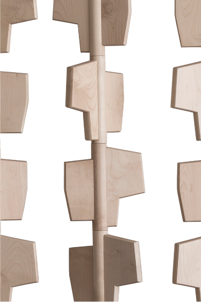 Sculptural Room Divider | Ethnicraft Claustra "Echo" | Woodfurniture.com