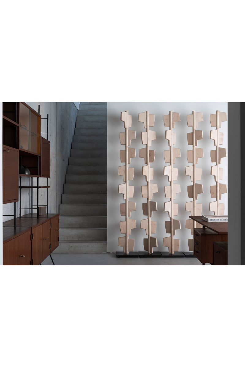 Sculptural Room Divider | Ethnicraft Claustra "Echo" | Woodfurniture.com