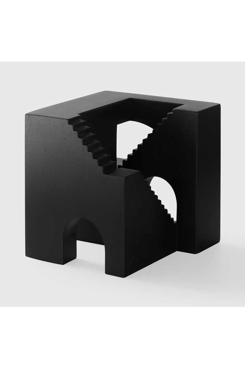 Geometrical Modern Sculpture | Ethnicraft Cube | Woodfurniture.com